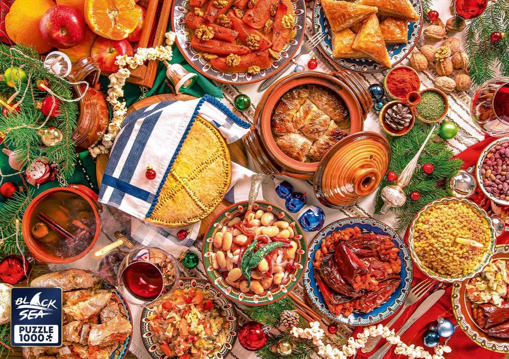 Чисто нов пъзел (неразопакован) – Black Sea puzzles Premium 1000 части + подарък