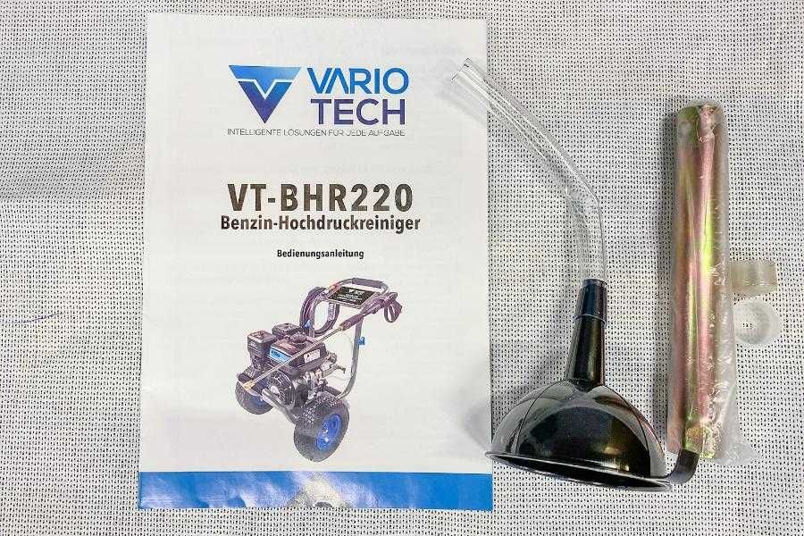 Pompa-VARIO TECH-Aparat Spalat -Motor Benzina sau Electric VT-BHR220