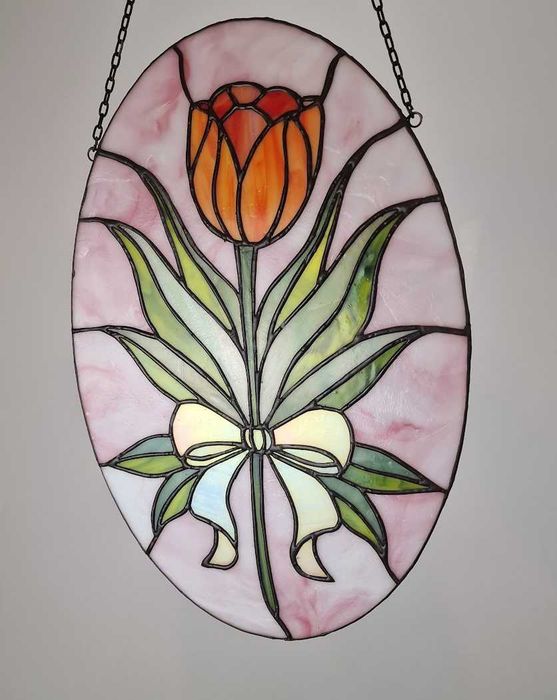 Vitraliu handmade lalea