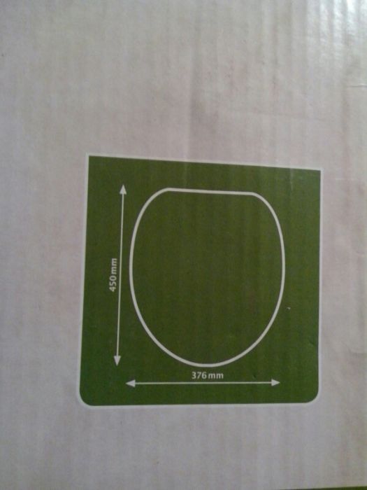 седалка от висококачествен дуропласт- Wenko, за тоалетна чиния- Нов