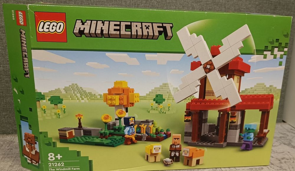 LEGO Minecraft Ferma cu moara de vant 21262