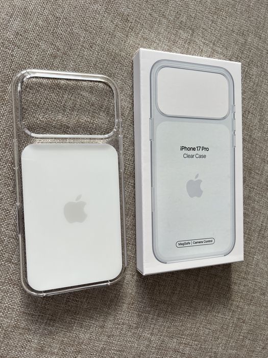 Husă Apple Clear Case cu MagSafe - iPhone 17/Pro/Pro Max/Air