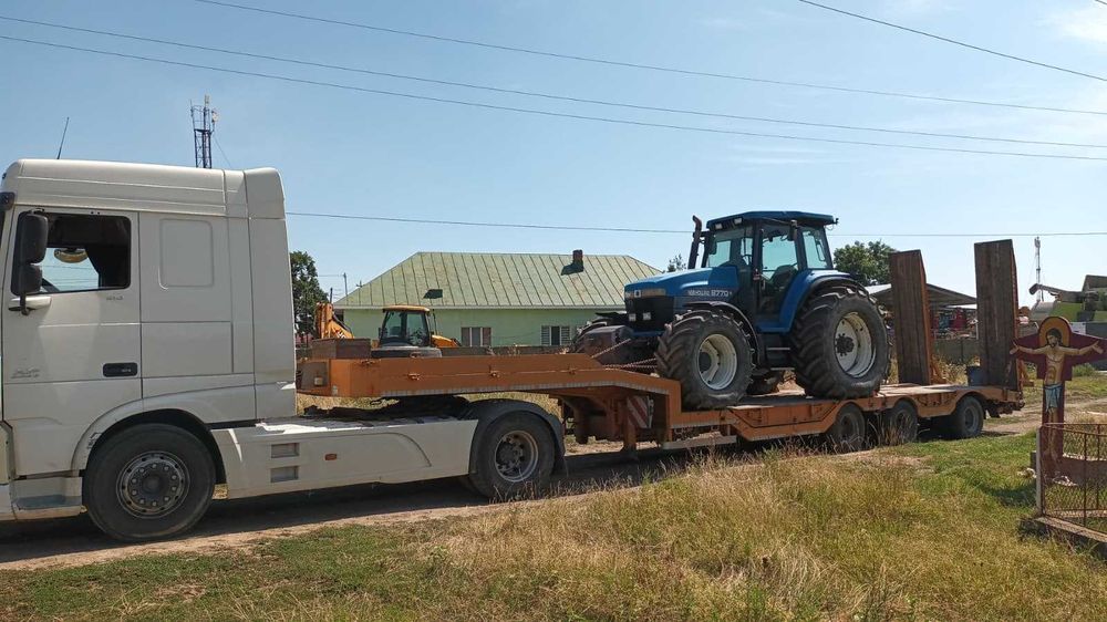 Transport trailer utilaje agricole /constructii. Transport agabaritic.