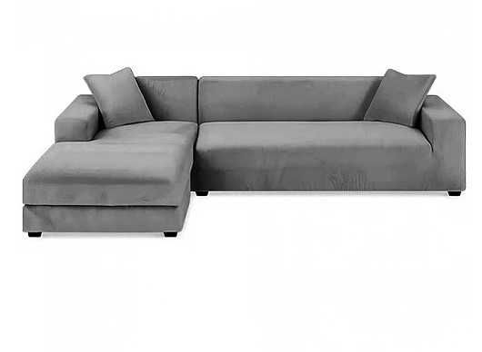 Кадифен водоустойчив еластичен калъф за ъглов диван + ПОДАРЪК