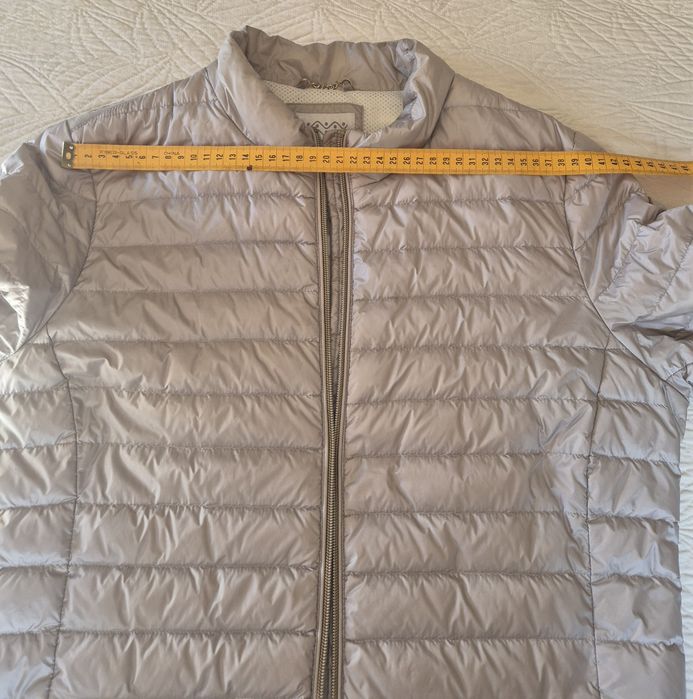 Леко пролетно дамско яке Geox сребристо с пух