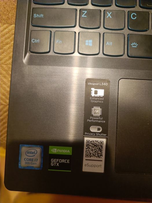 Laptop Gaming LENOVO IdeaPad L340-15IRH, Intel Core i7-9750H pana la 4.5GHz 15.6" Full HD 8GB SSD 512GB NVIDIA GeForce GTX 1050 3GB negru