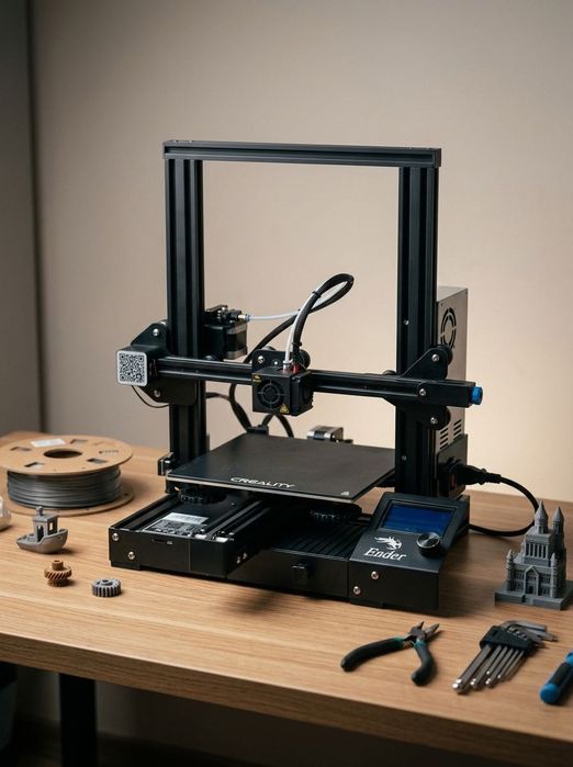 Продам 3D-принтер Ender 3 V3 (состояние отличное)
