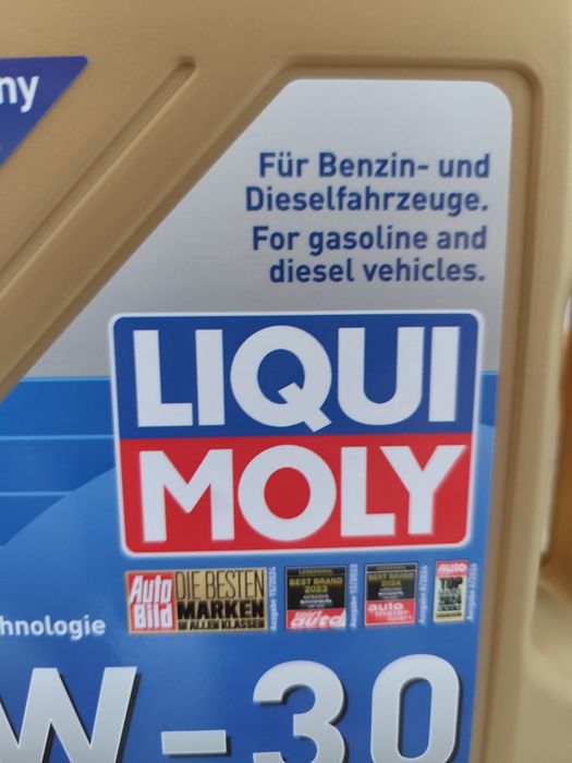 Моторно масло Liqui Moly 5w30 longlife lll 5 литра