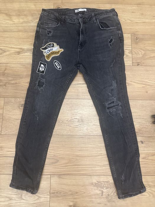 Blugi negri Zara 46