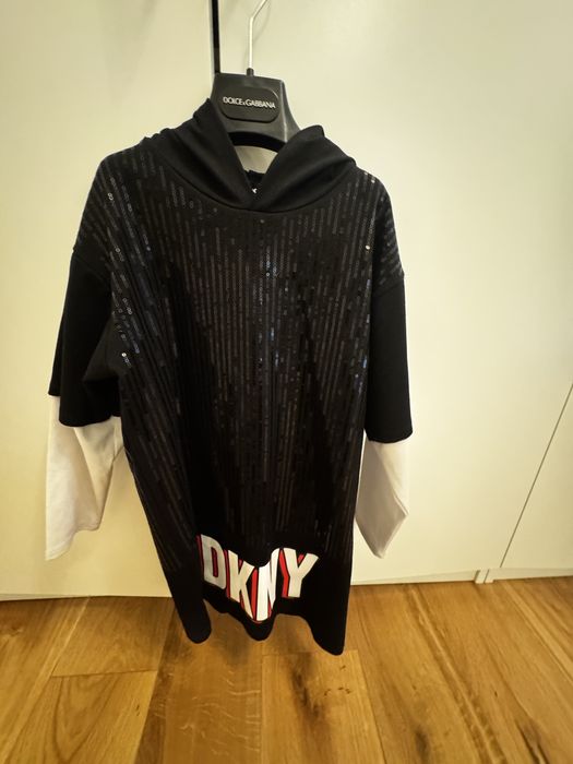 Rochie cu paiete DKNY