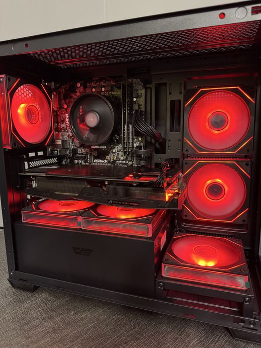 Геймърски компютър Ryzen 5 2400G, RX 580, 16GB DDR4