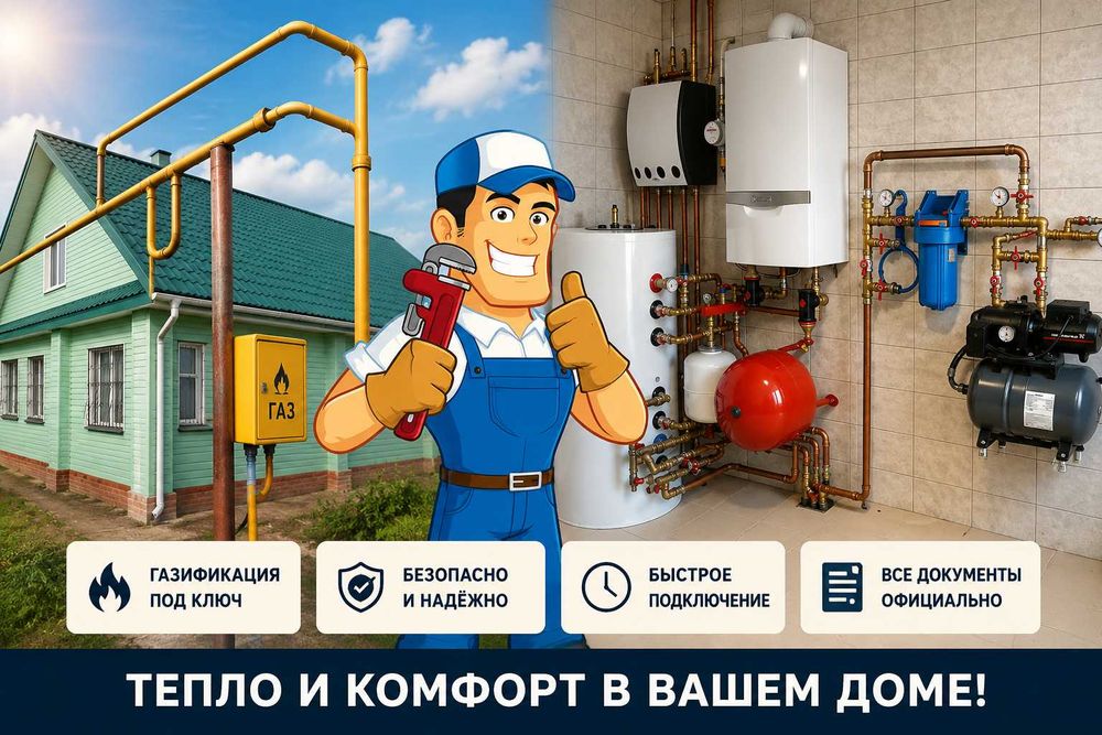 Газификация дома под ключ