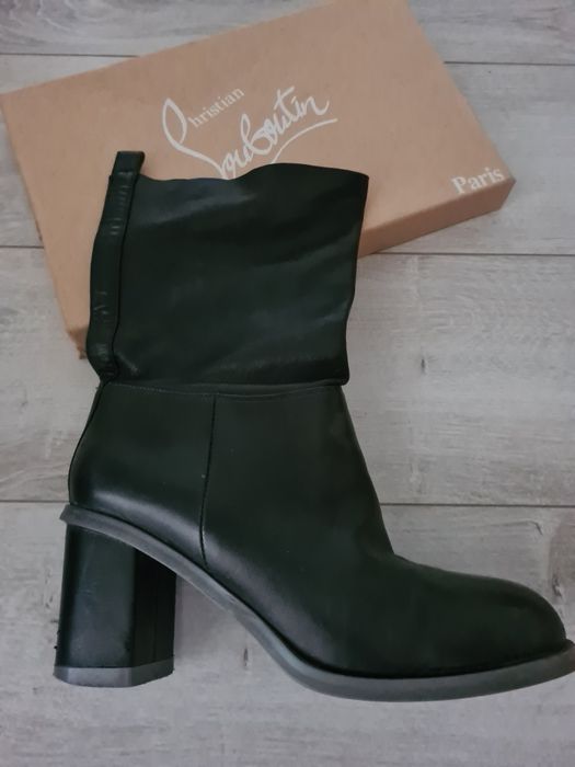 Кожаные  демисезонные полусапожки