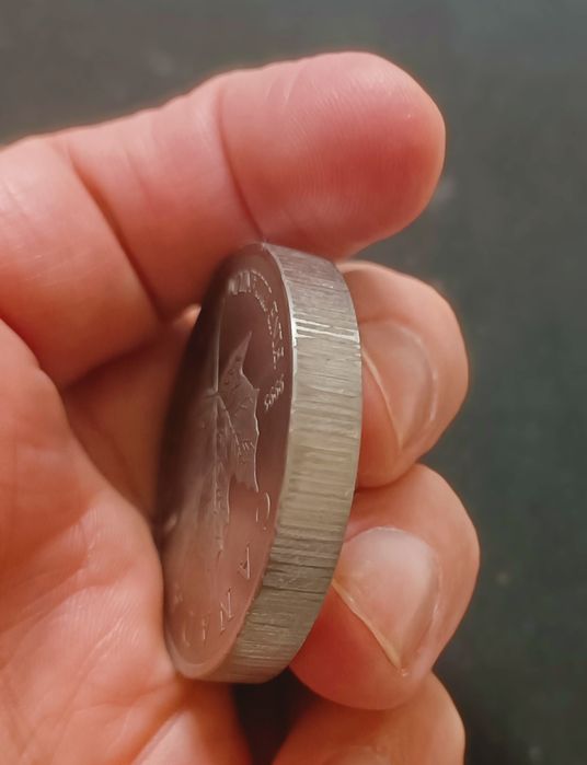 1 oz MAPLE LEAF CANADA round 2026 Titanium BU