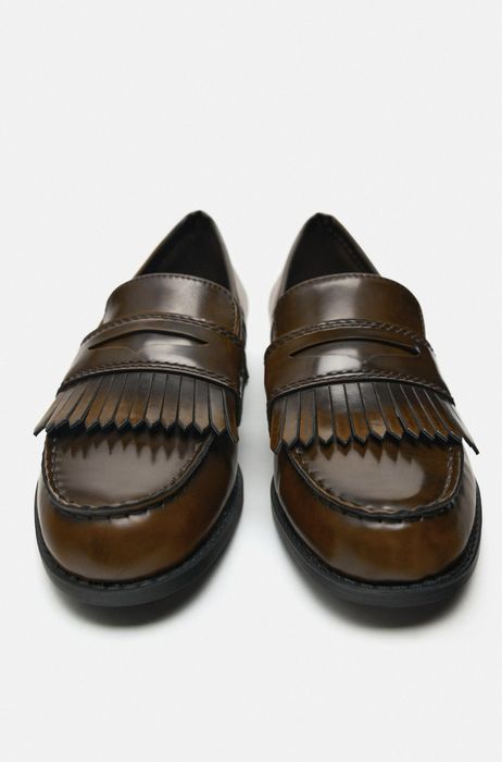 Лоферы зара новые