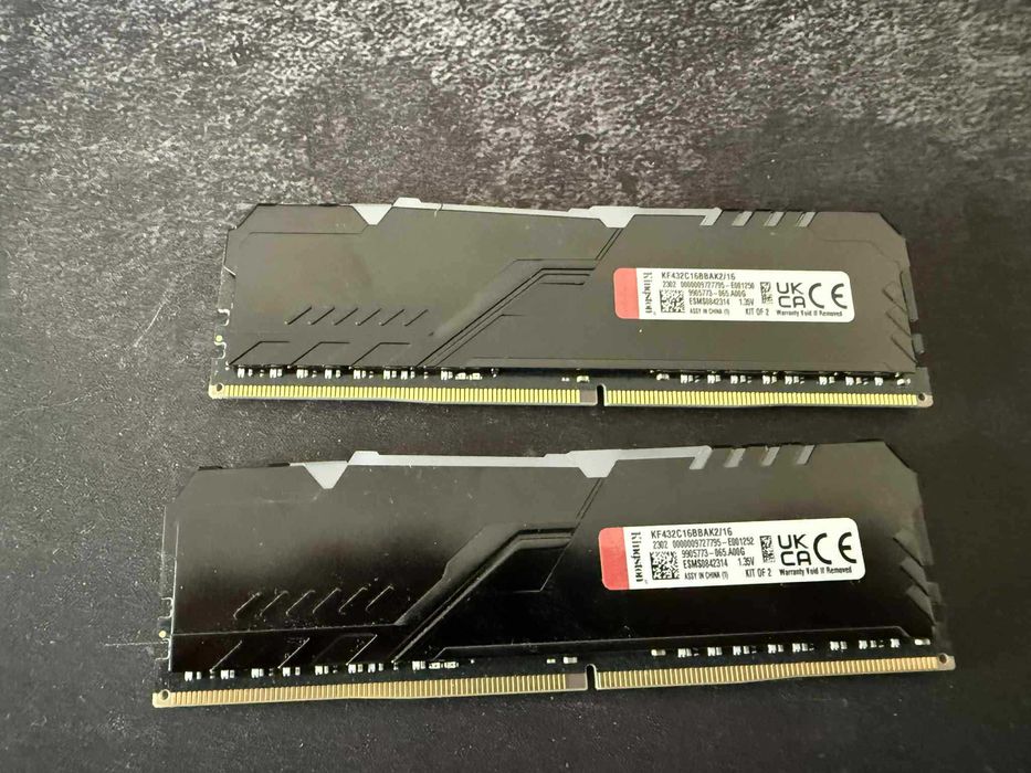 32GB RAM HyperX DDR4 Fury (два kit-a)