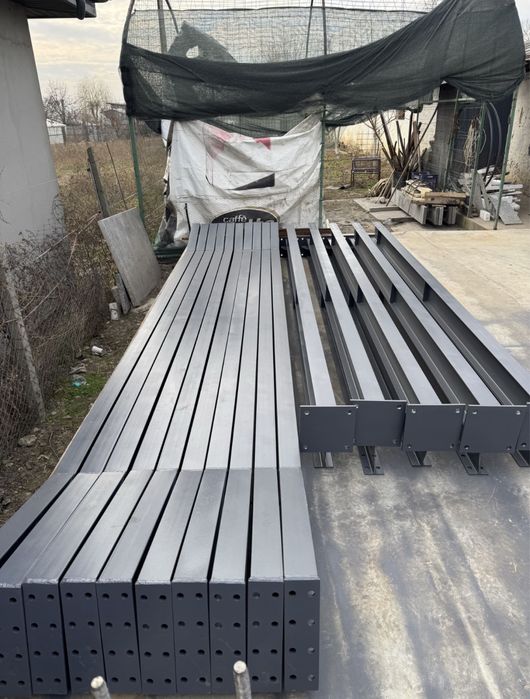 Vand 5 ferme la 10m si 10 stalpi la 4m + cuzineti completa