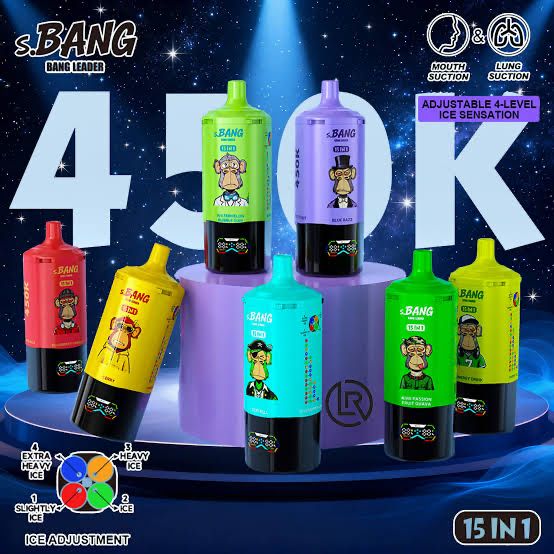Vape Bang Leader 450.000 puffs 15in1‼️