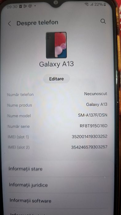 Vând telefon Samsung A13,A50,A12,A20,Motorola G8