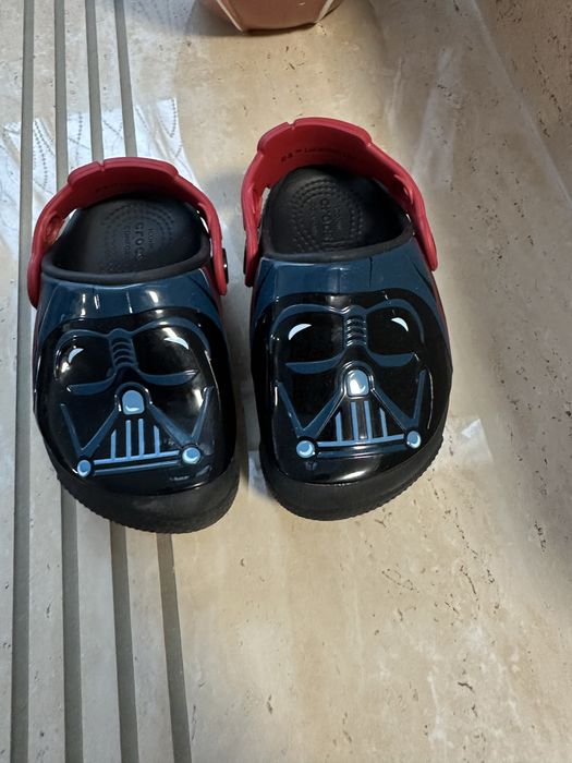 Crocs copii originali masinuta cu beculete