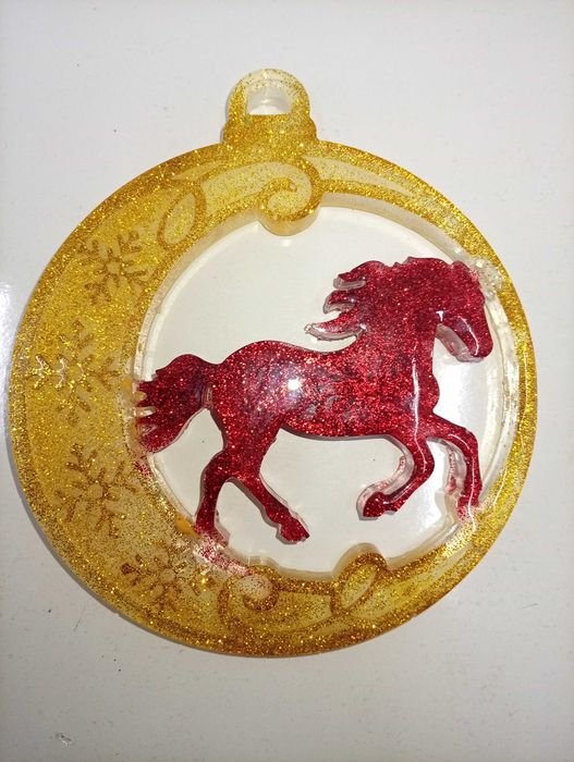 Новогодние игрушки из Эпоксидной смолы