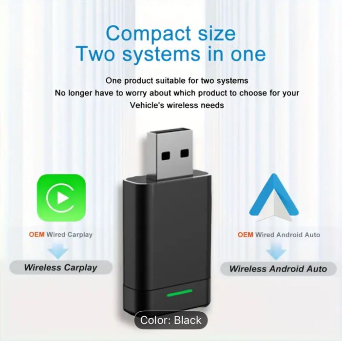 Adaptor Android Auto / Carplay Dongle 2-in-1 YNF