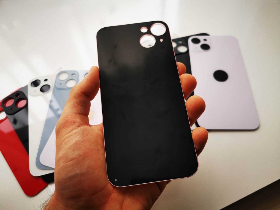 Capac sticla spate carcasa iPhone 15 14 13 12 11 x Xs 8 Max Plus Pro