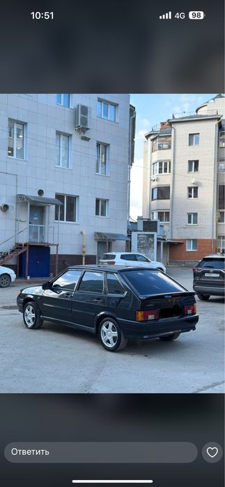 ВАЗ-2114 черного цвета