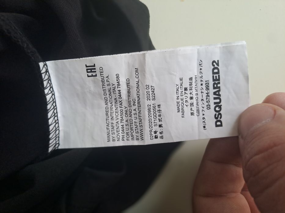 Vand tricou  dsquared2