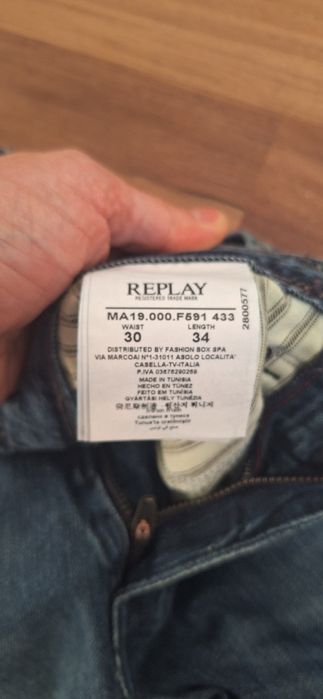 Replay Style Masig , Tapered fit