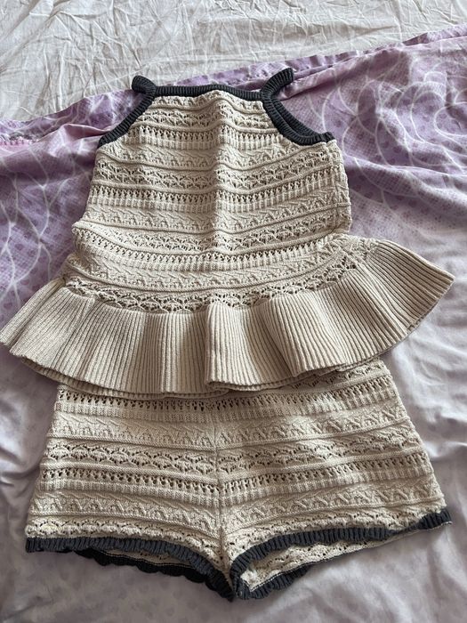 Rochie zara crochet compleu crosetat 4 ani