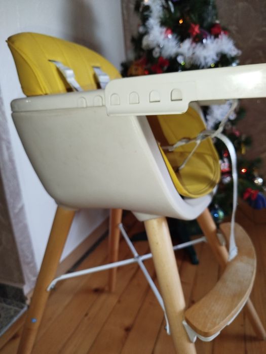 Столче за хранене(жълто).Chipolino-Woody
