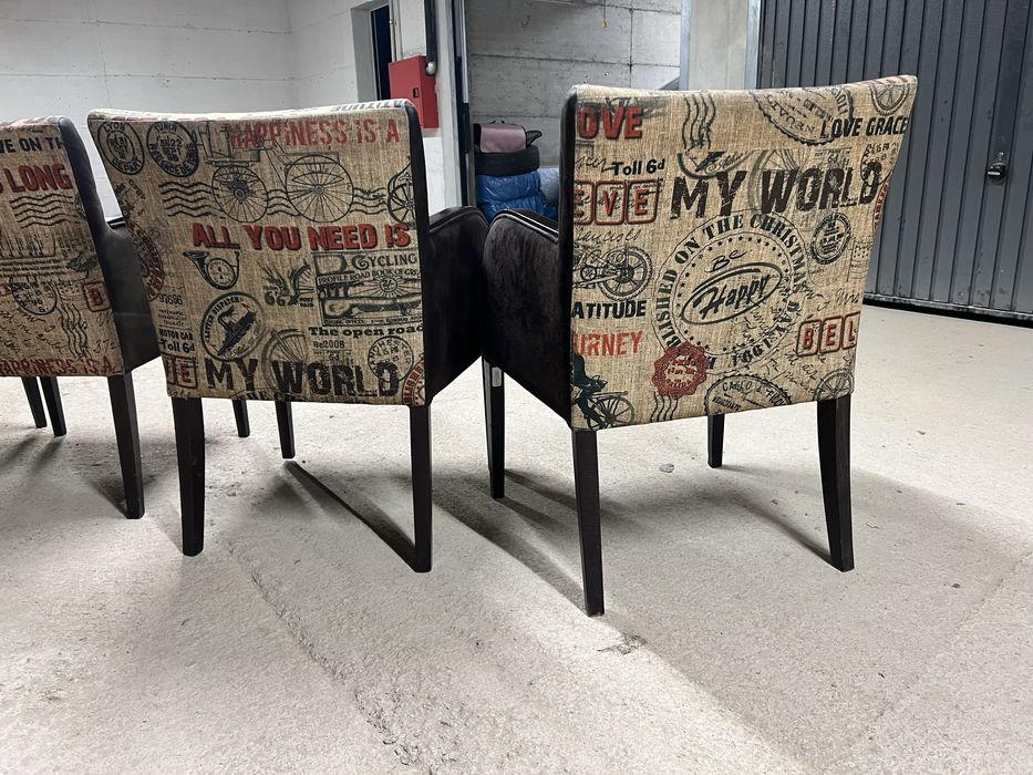 винтидж столове с дървена конструкция