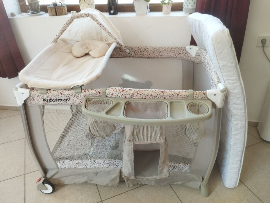 Pătuț pliabil+ saltea antialergenica