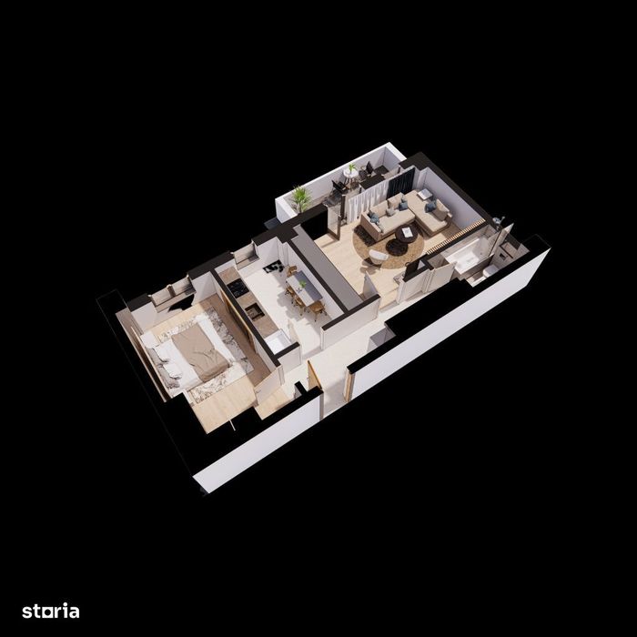 Finalizat! Apartament cu 2 camere, decomandat in zona Pacurari-Kauflan — fotografia 3