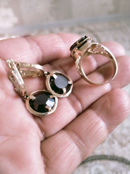 Да комплекта 583 проба СССР Москва, Бриллианты