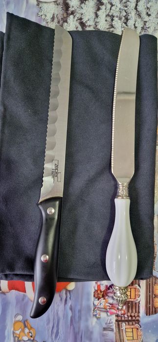 Cuțit Zepter, Cuțit tort placat cu argint