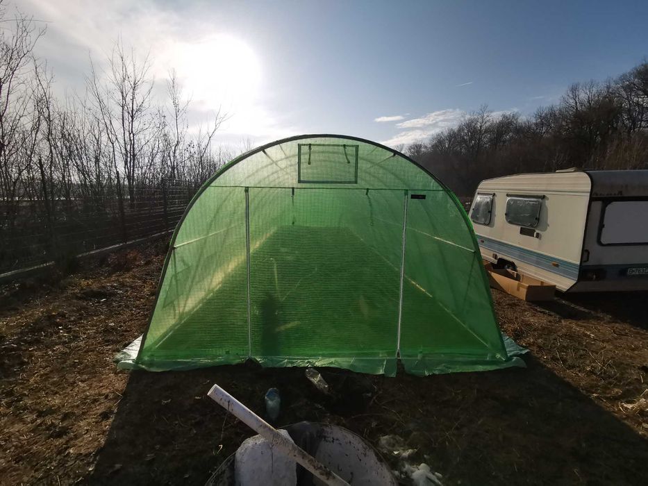 Sera/sere, solar/solarii gradina, folie armata, teava galvanizata, ab