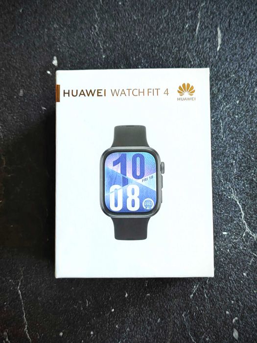 Смарт часовник HUAWEI Watch Fit 4 BLACK С ГАРАНЦИЯ