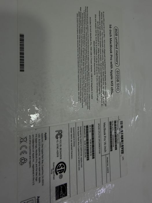 Apple MacBook Pro M3 2023года в идеальном состояние