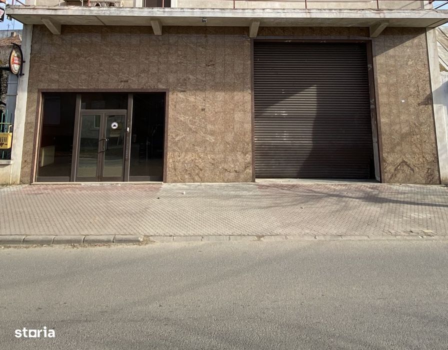 Hala (garaj) + platformă betonata de inchiriat !