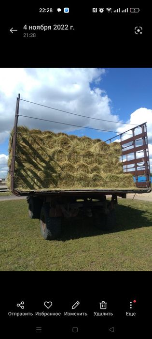 Продам сено в тюках