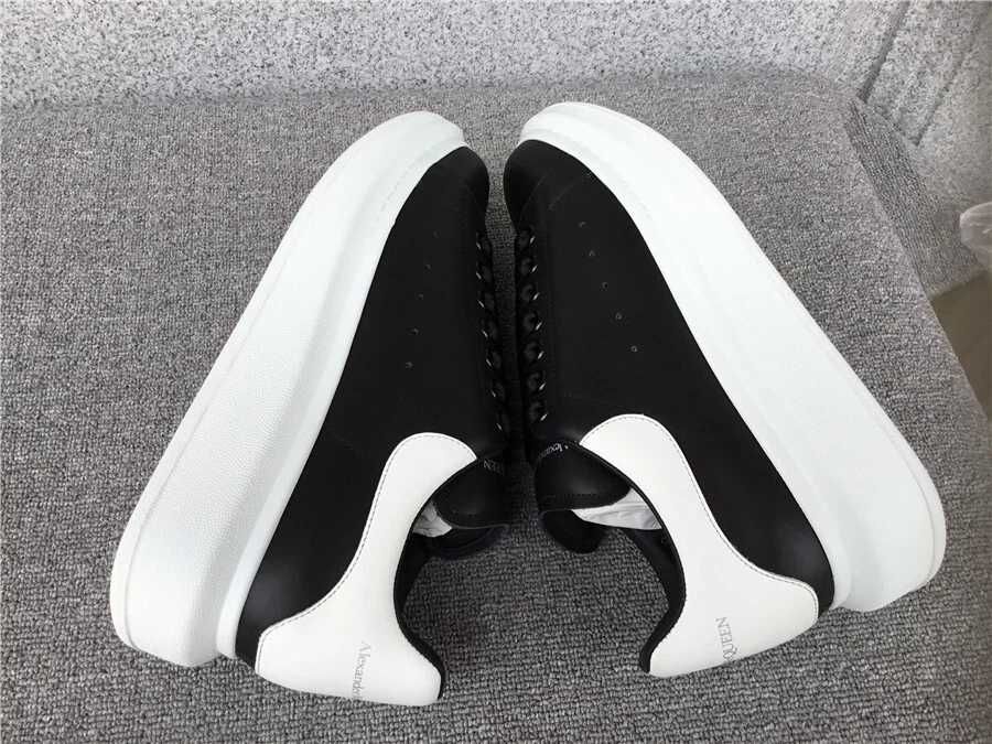 #SUMMER SALE# Alexander McQueen Sneaker Negru Cu Alb - Verificare Colet -