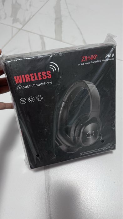 Casti wireless over ear pliabile cu Active Noise Cancelling Bluetooth microfon baterie reincarcabila