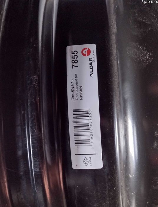 Jante tabla 5x114,3 r16 și roti vara 5x112/r16