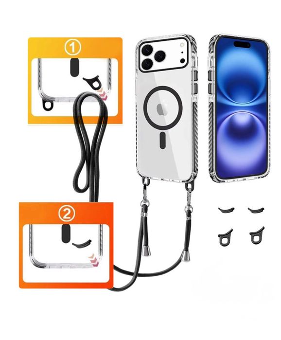 Husa Safe Case Magnetica Ultra Clear Iphone 17 AIR 17 PRO 17 PRO MAX