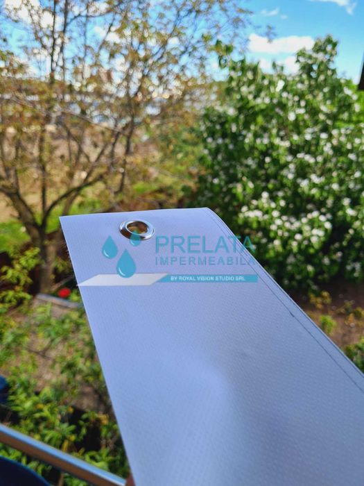 NOU-Prelate cauciucate cu inele 100% impermeabile - 450gr/mp