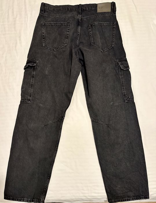 Blugi negri cargo C&A marimea M