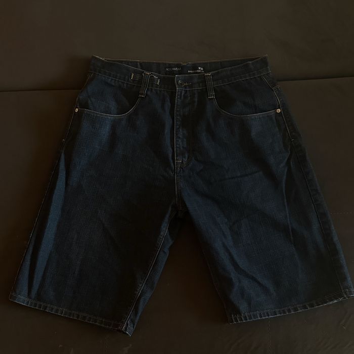 Rocawear Baggy Denim Shorts W38 – Тъмносин (Y2K)