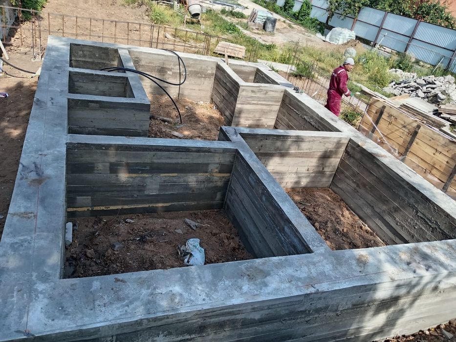 Бетонные работа, стяжка